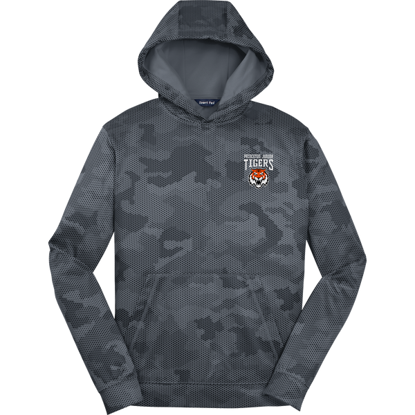 Princeton Jr. Tigers Youth Sport-Wick CamoHex Fleece Hooded Pullover