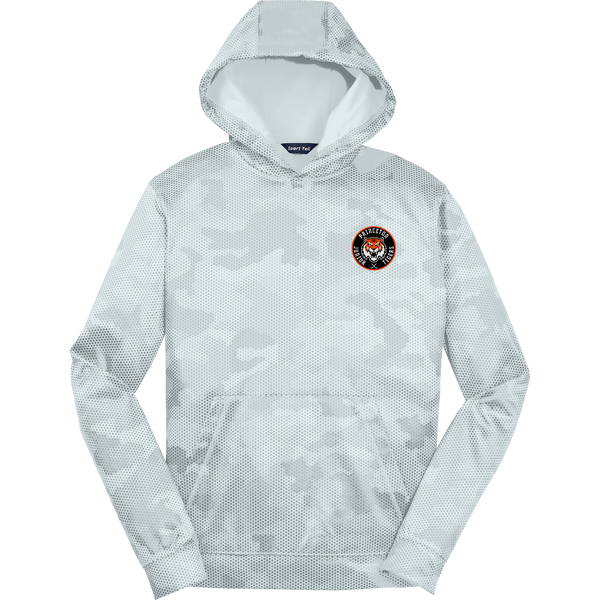Princeton Jr. Tigers Youth Sport-Wick CamoHex Fleece Hooded Pullover